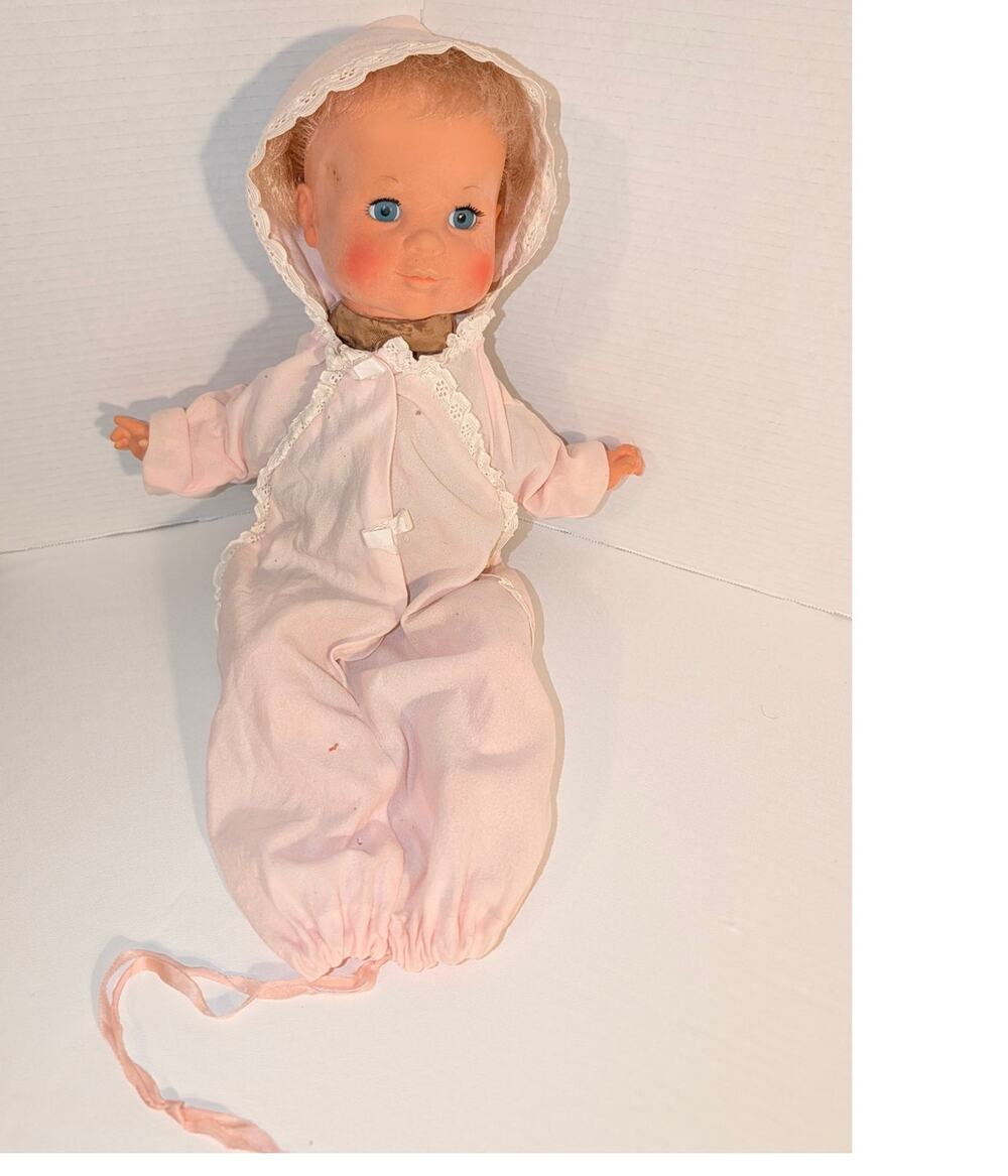 Vintage 17" 1975 Ideal Baby Dreams Doll Original Outfit